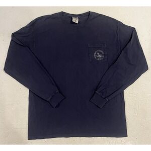 Vintage Y2K UMSL University Missouri St Louis Long Sleeve Shirt Mens L Blue